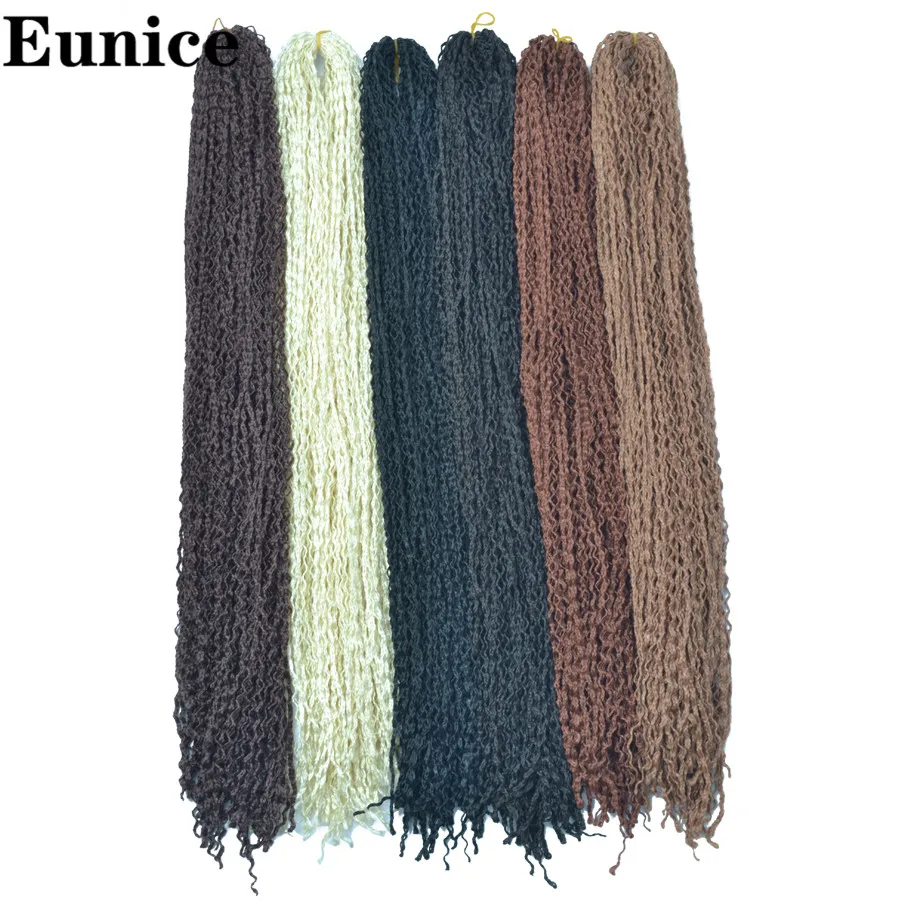 Длинные кудрявые косички Zizi вязаные пряди волос синтетические волосы для