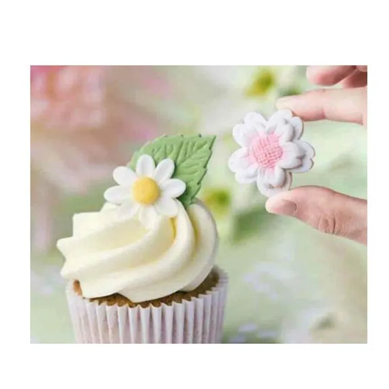 

Flower Daisy Silicone Fondant Mould Cake Decoration Baking Topper Chocolate Mold Handmade DIY