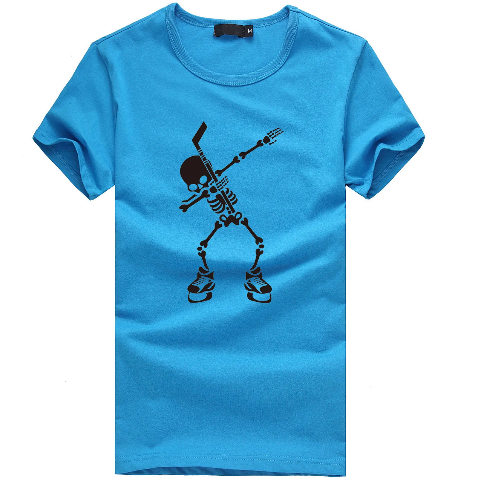 

T-Shirt Cotton Short Sleeve Harajuku Tee Men Spring Summer Casual Slim 3D Printed Short Sleeve T Shirt Top