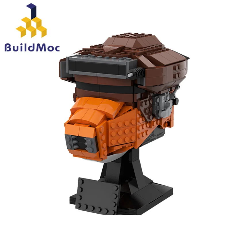 Buildmoc Star Plans Space Movie Boushh шлем 590 шт. MOC модель строительные блоки игрушки для детей DIY