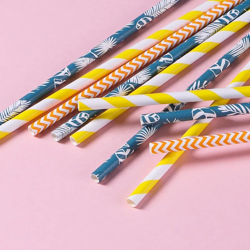 Одноразовая бумажная соломинка Коко кактус иллюстрация для питья кухонный