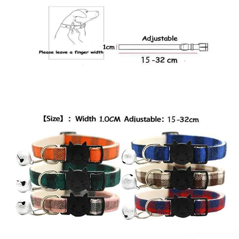 Рождественский ошейник для питомца котенка кошки безопасности с колокольчиком