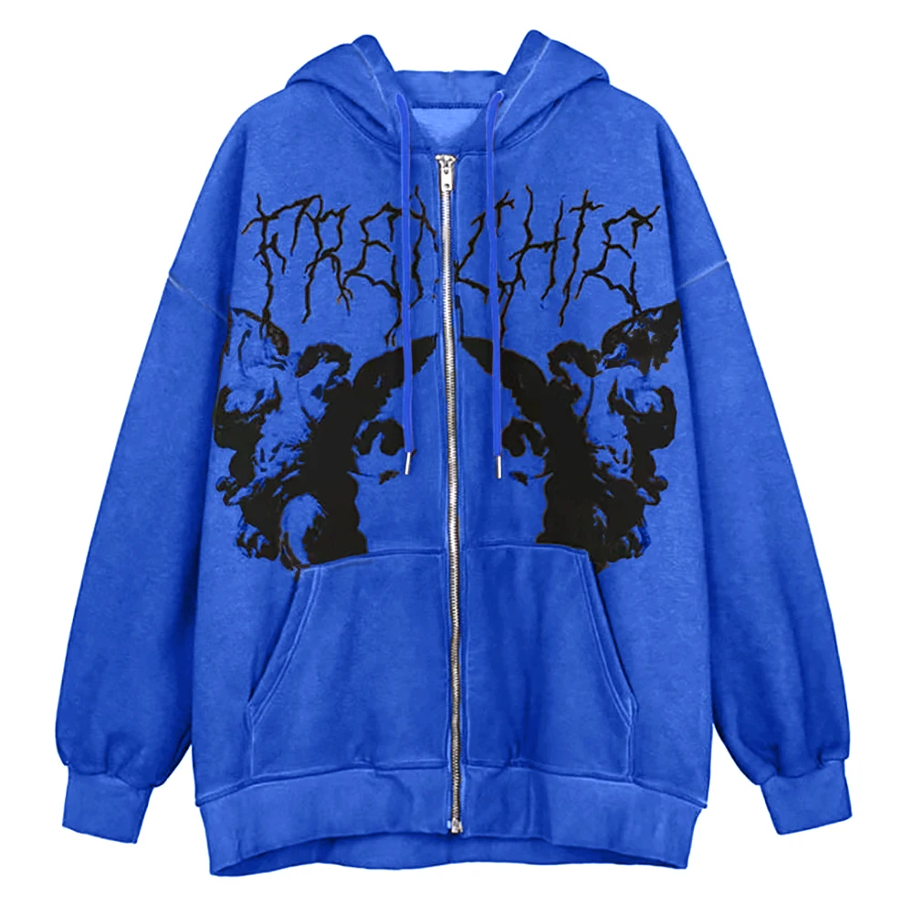 

Женский свободный пуловер с капюшоном, длинным рукавом и карманами