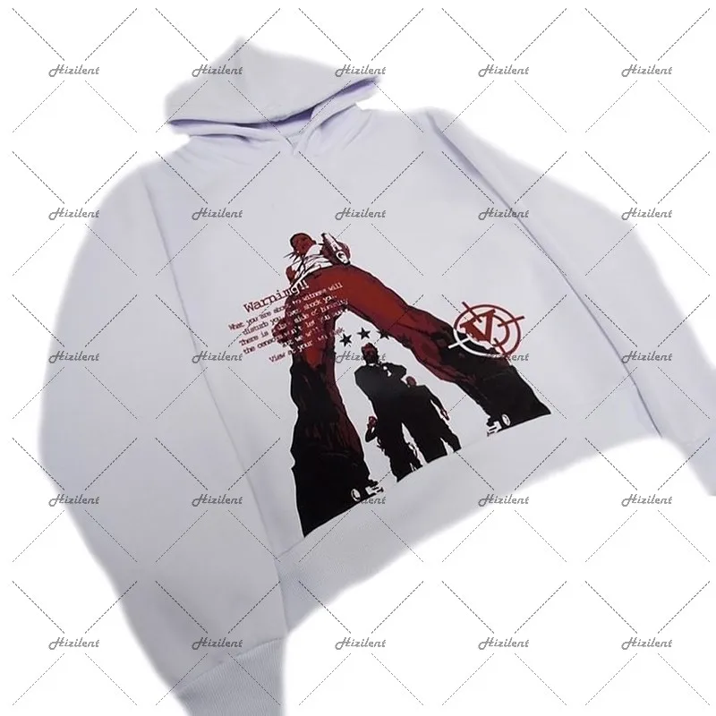 Men Streetwear Pullover Hip Hop Sweatshirt Graphics Men's Oversized Hoodies harajuku Joggers Y2K Aesthetic Punk Sport Jacket top | Мужская