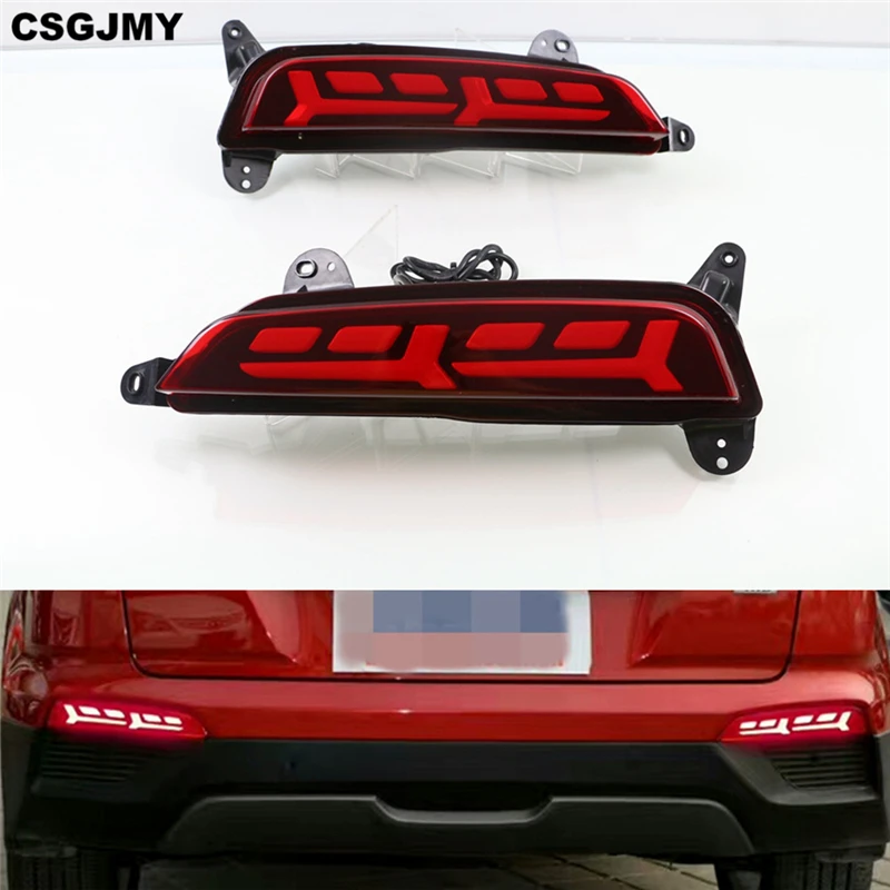 2 шт. Светодиодный отражатель CSGJMY для Hyundai Creta IX25 2014-2017 задние тормозные огни
