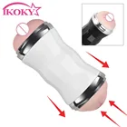 Реалистичная женская игрушка IKOKY, САМОНАГРЕВАЮЩАЯСЯ присоска и рот, автоматическая Вагина