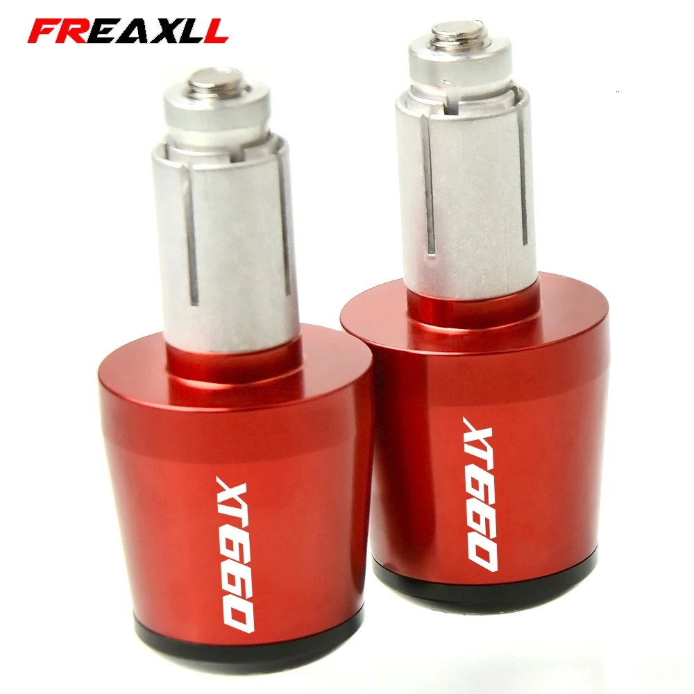 

Motorcycle Accessories 7/8" 22MM Handlebar Hand Grips Handle Bar End Cap For YAMAHA XT660 XT 660 1984-1986 1985 1987 1988