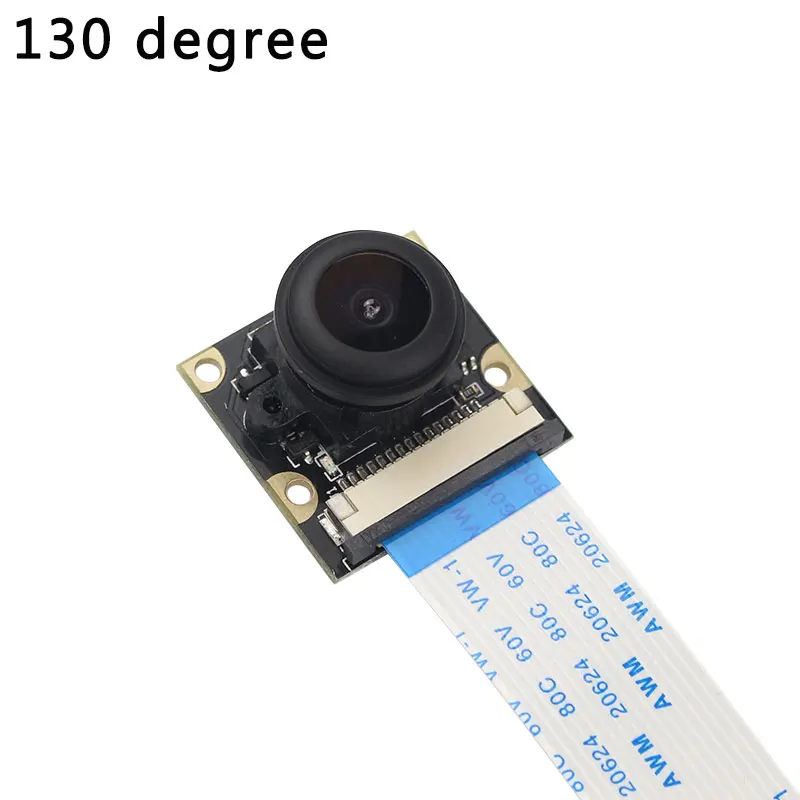 130 degree Raspberry Pi 4 Модель B камера 5MP 1080P ночное видение широкоугольный Рыбий глаз 130/160 градусов камера совместима с Raspberry Pi 4B/3B+/3B - Цвет: 130 degree