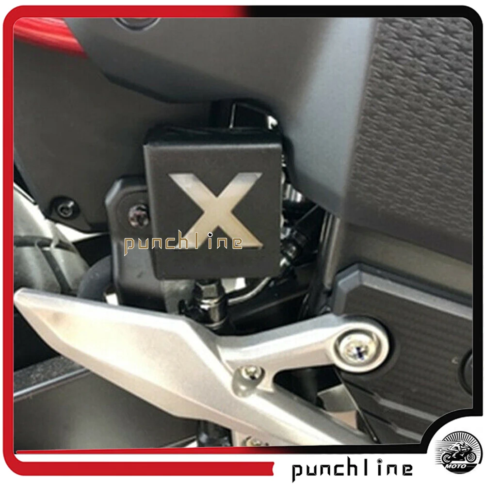 

Fit CB 500X For HONDA CB500X CB500 X CB500F CBR500R 2019-2021 rear brake fluid eeservoir guard cover protector