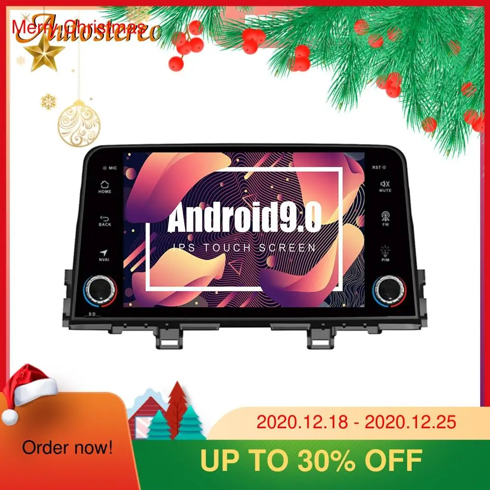 1 Din Android 9 4 ГБ Автомобильный GPS навигатор мультимедийный плеер для KIA MORNING / PICANTO 2016