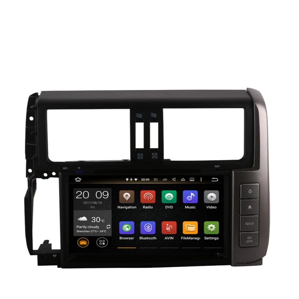 Android 10 0 Автомобильный GPS-навигатор для Toyota Prado 150 2010-2013 Восьмиядерный