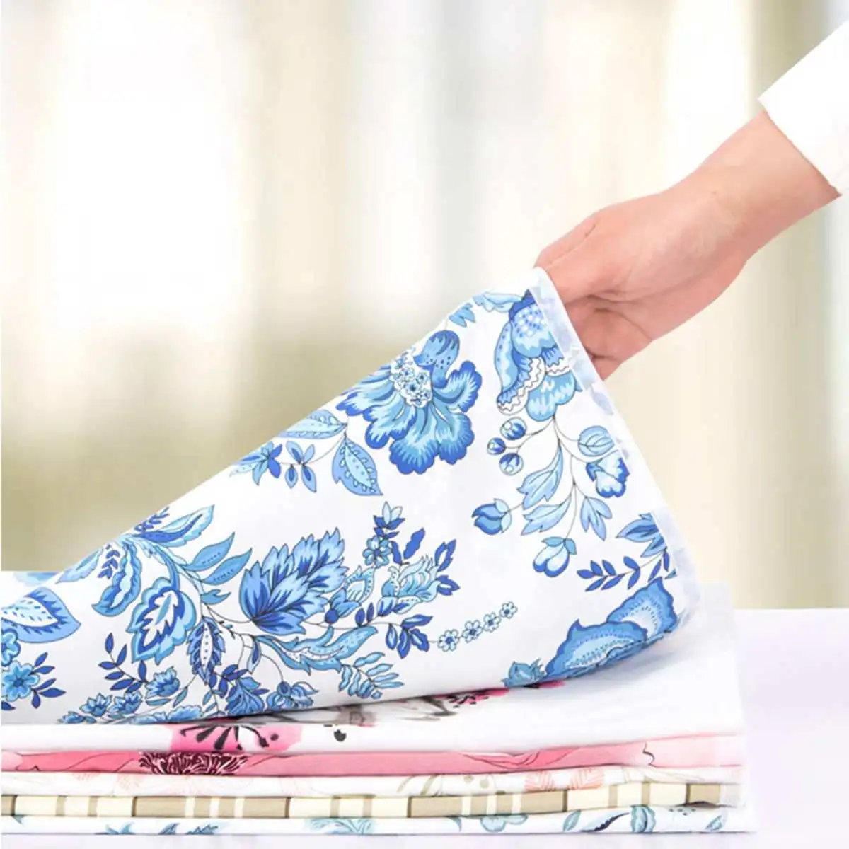Портативный Хлопковый чехол для гладильной доски с принтом складной эластичный