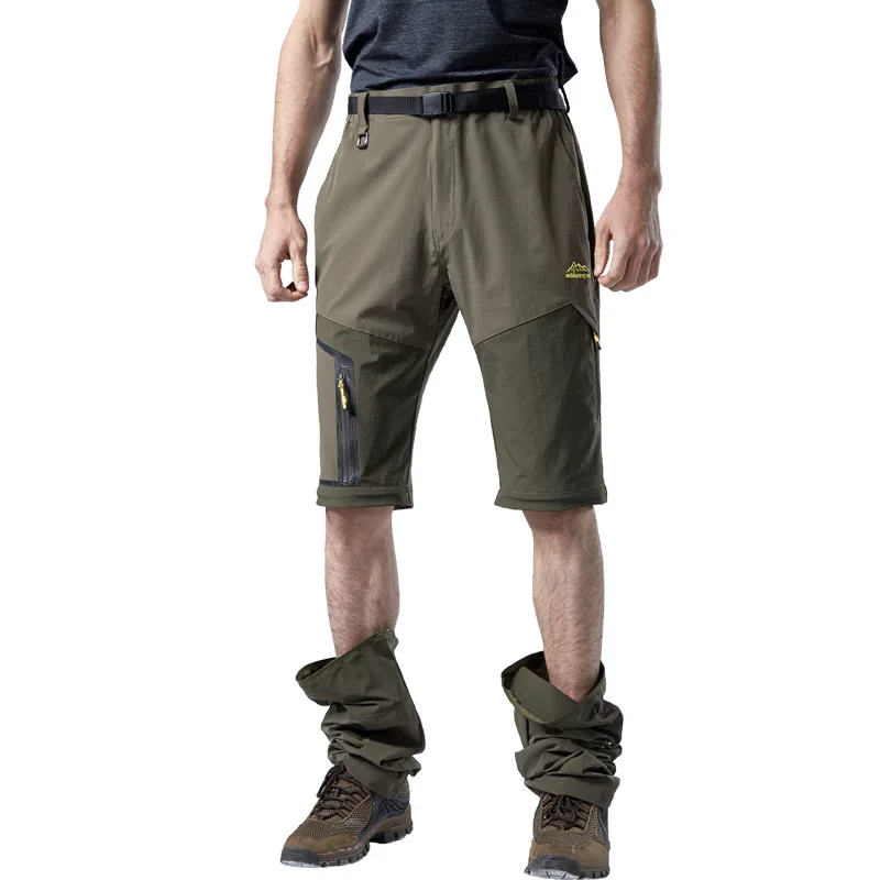 Летние быстросохнущие брюки для мужчин легкие тактические рыбалки походов бега