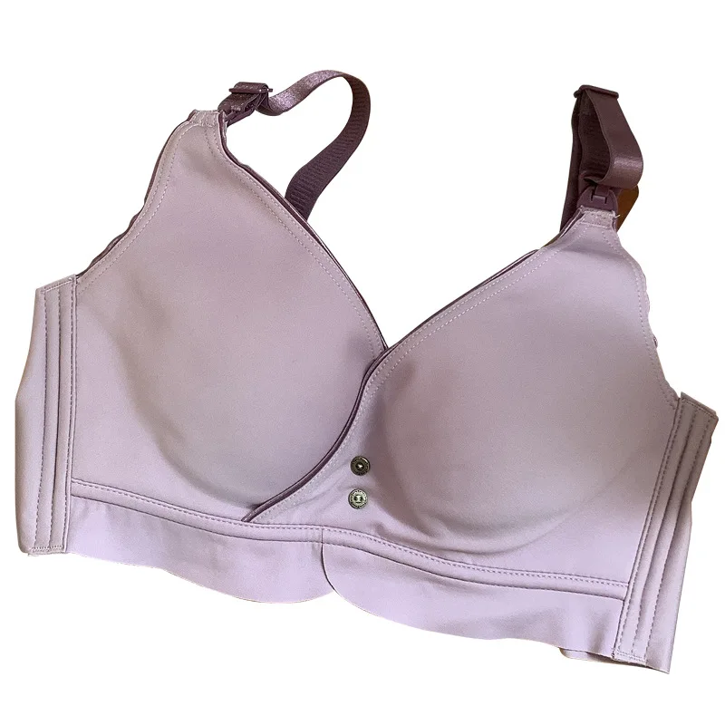 

Pregnancy Maternity Front And Then Mommy Hit Color Feed Breastfeeding Bra No Steel Ring Front Buckle Month Underwear