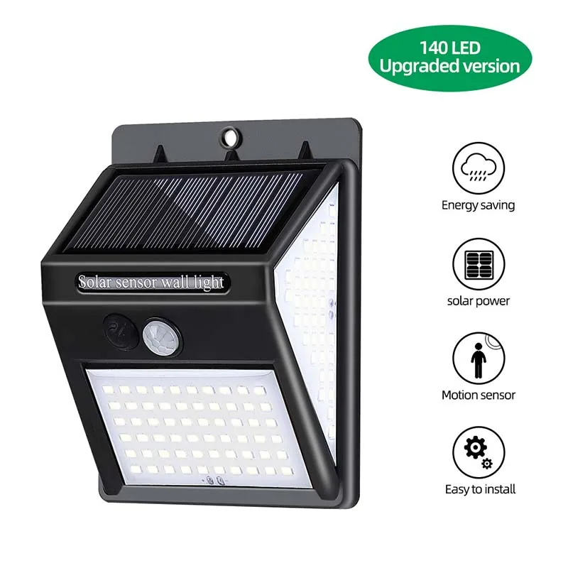 

Lights LED Solar Light Outdoor Sensor Street Light For Garden Decoration Outdoor Solar Lamp With Motion LED Spotlight Outdoor