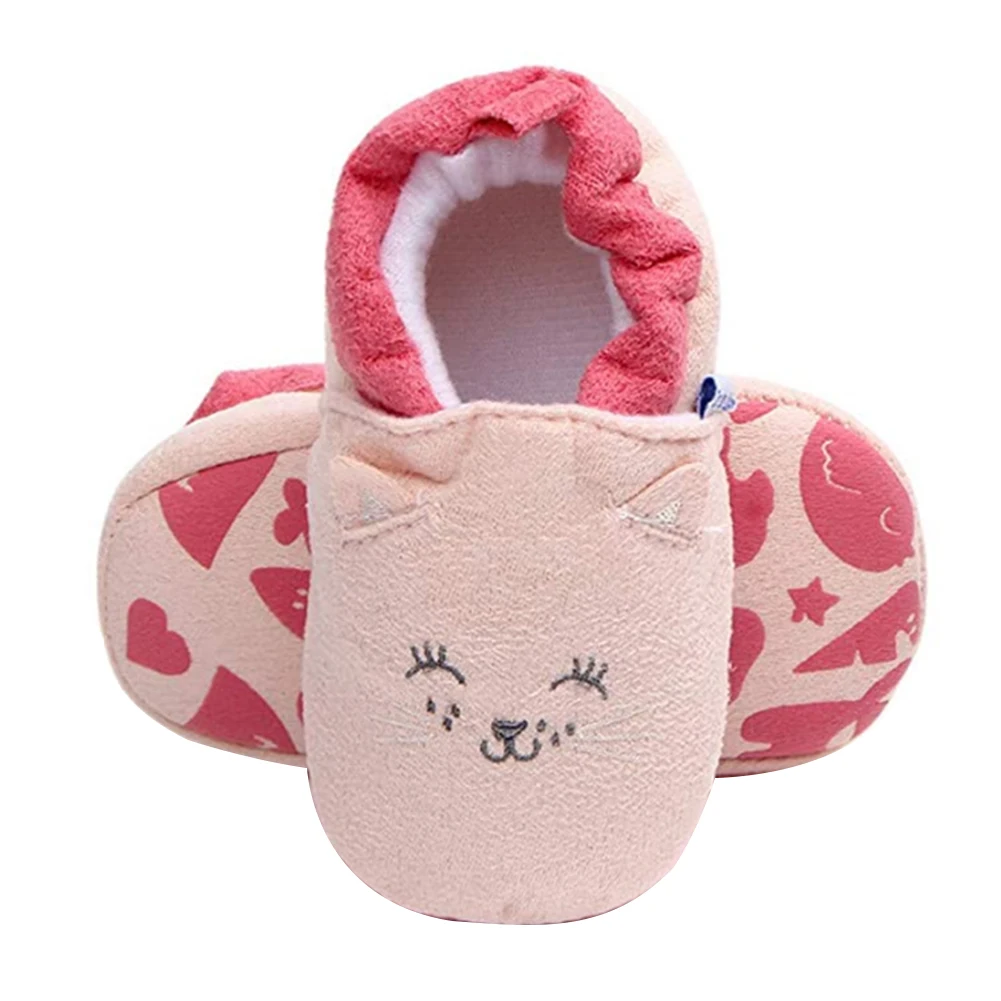 

Для маленьких мальчиков и девочек Нескользящие 0-18 месяцев для новорожденных, младенцев, детей ясельного возраста, новинка, с рисунками из м...