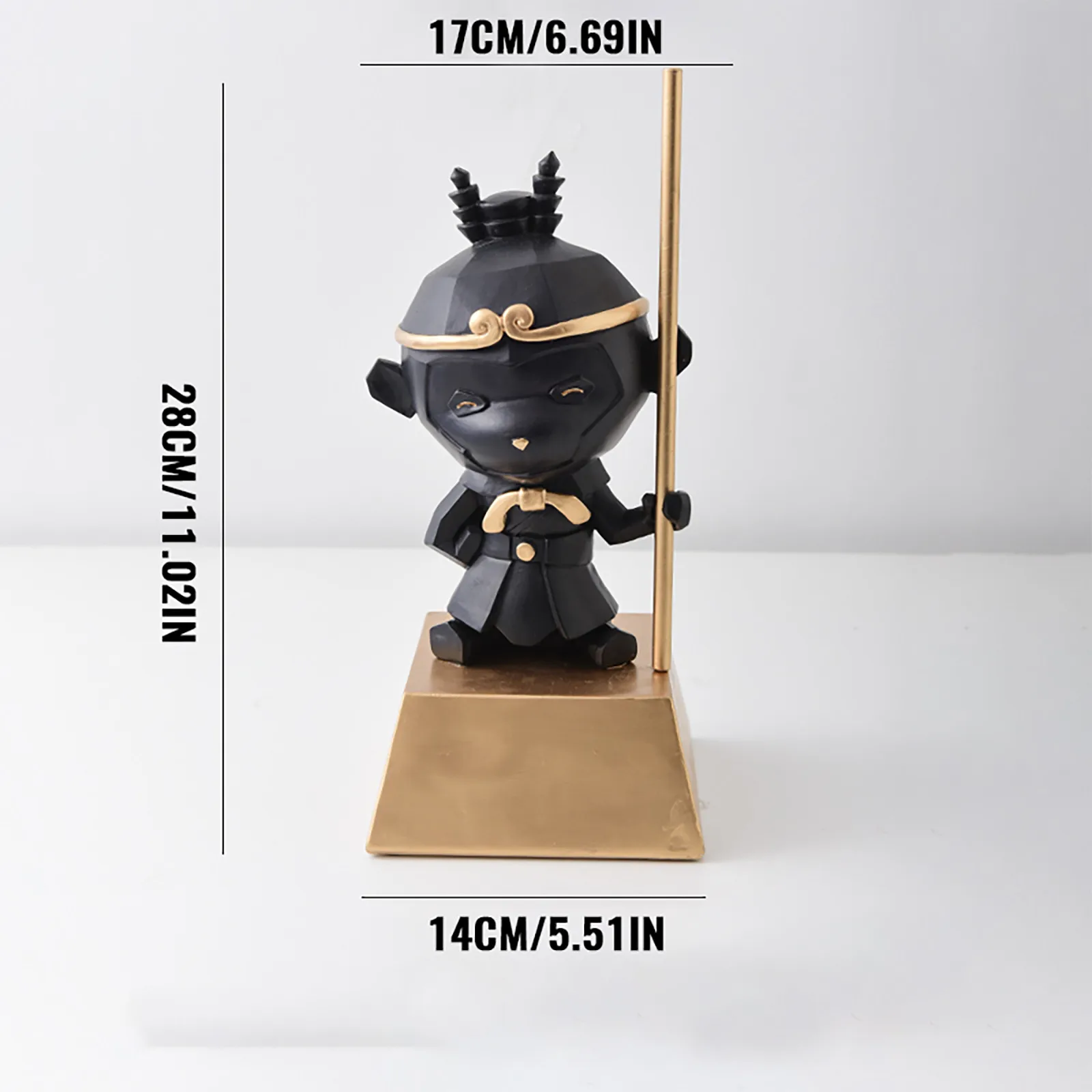 

Monkey King Sun Wukong Sculpture Statues Resin Figure Sculptures Car Home Decoration Statue Chinese Home Decor#g3