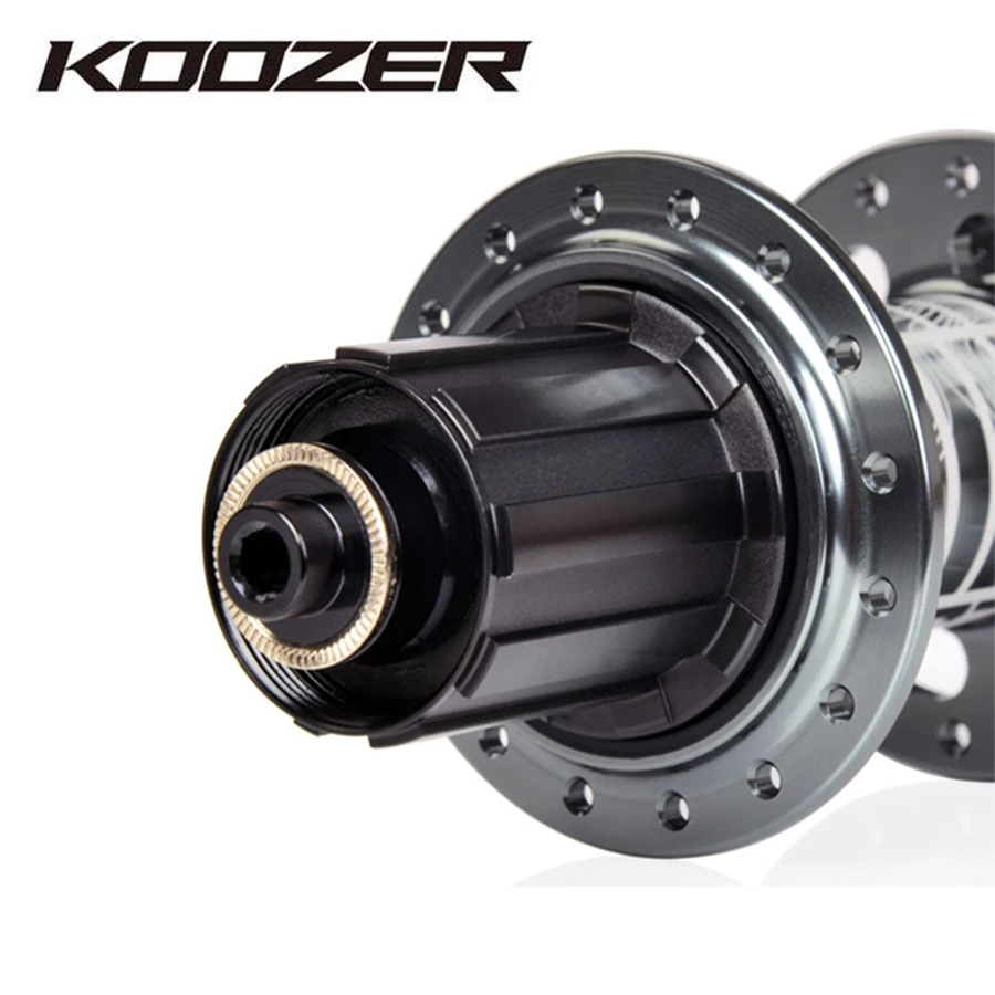 KOOZER XM460 Передняя Задняя Ступица 100*9/15 мм 135*10/142*12 QR через 32 отверстия велосипедные втулки quick release 4 подшипник 6 pawls велосипед ступица часть