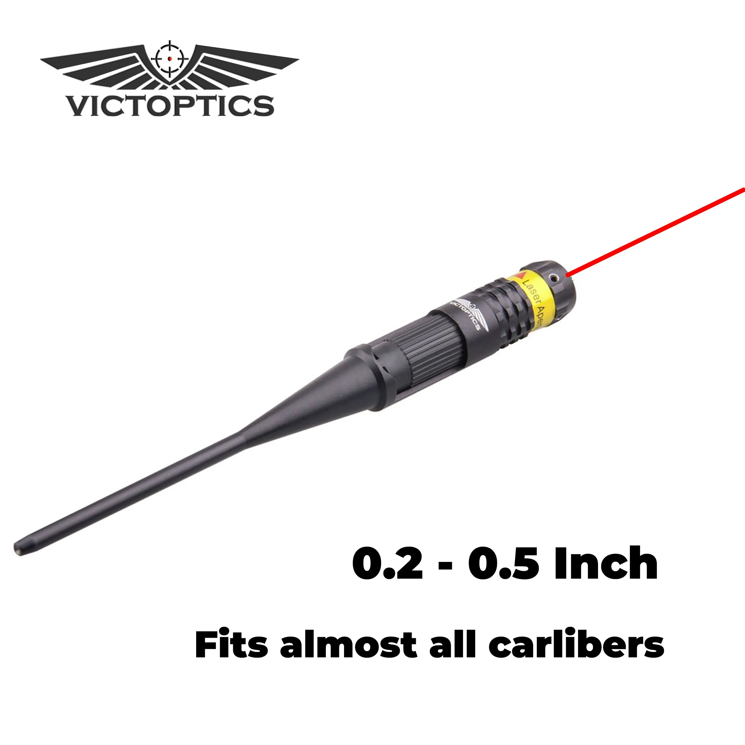 VictOptics Красный лазерный прицел Boresighter коллиматор подходит для любого 0 22 до 50 набор