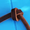 German Shepherd Leather Rope Golden Head Layer with Bovine Pila Large Dog Leash Outdoor Traction Belt Dog Leather Rope Leathers 5