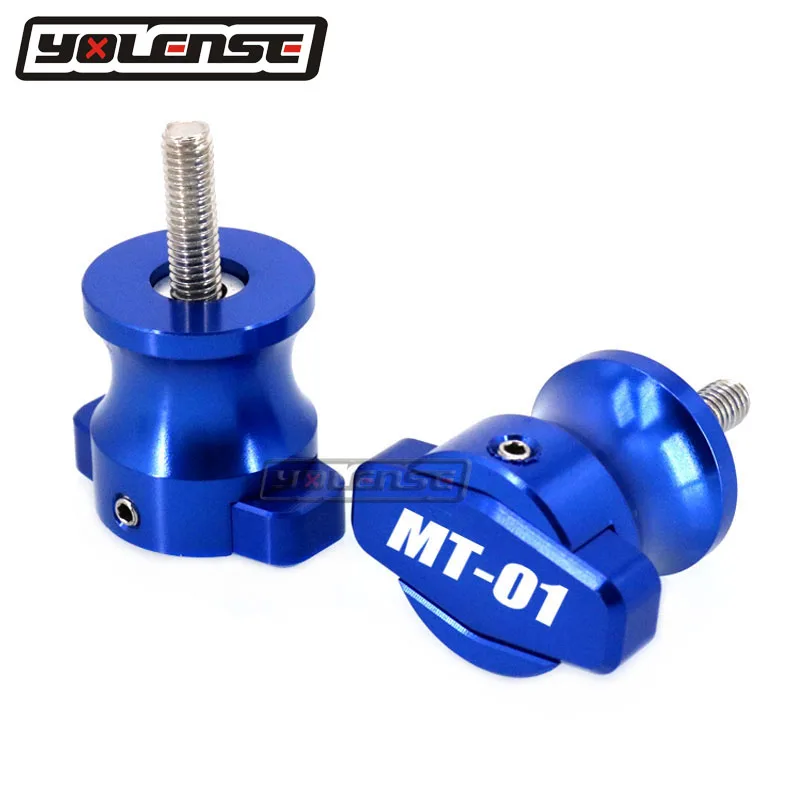 

For YAMAHA MT-01 MT01 MT 01 Motorcycle CNC Frame Stands 6MM Screws sliders Swingarm Spools Slider M6