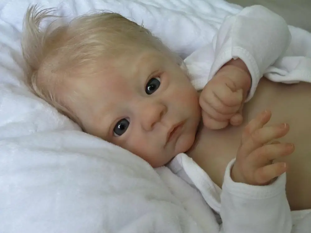 Реборн NPK 21 дюйм поставка деталей для кукол Кукла комплект Harlow мягкий реальный на