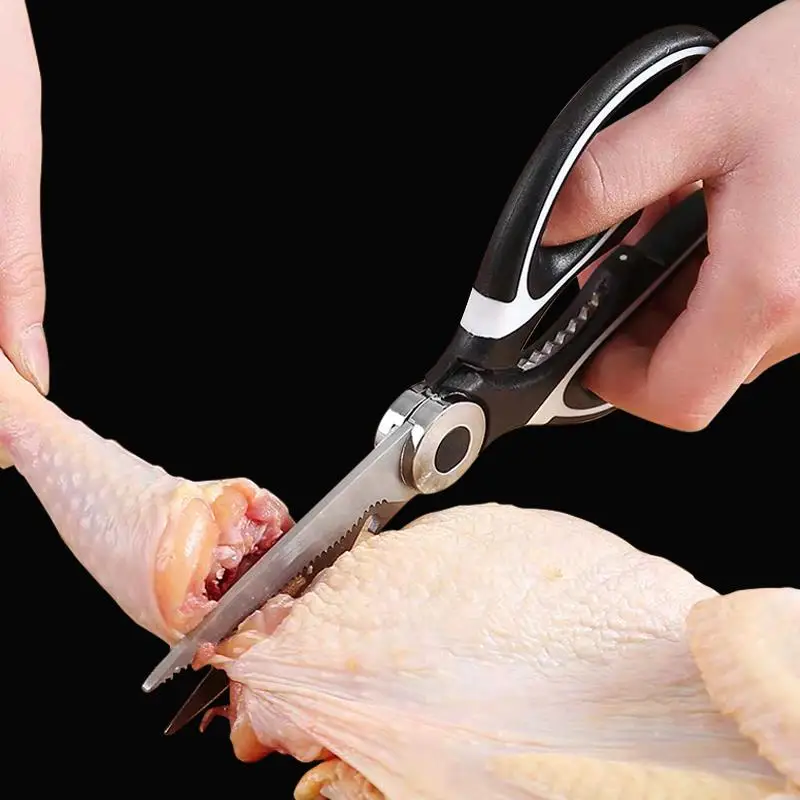 Кухонные ножницы многофункциональные инструмент для мяса овощей барбекю из
