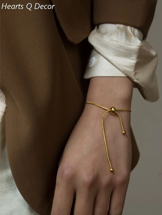 Glam титановая змеиная цепочка Браслеты Женские Классические Ювелирные изделия