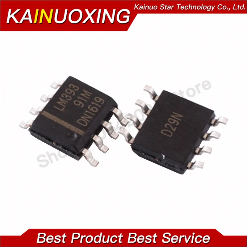 20 шт. LM393DR SOP8 LM393 SOP-8 SOP LM393DT LM393DR2G SMD новый и оригинальный IC