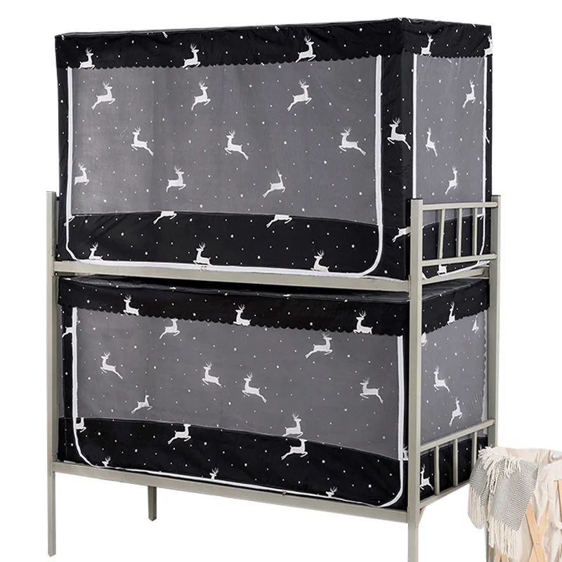 Летняя шторка для кровати студентов москитная сетка чехол на молнии