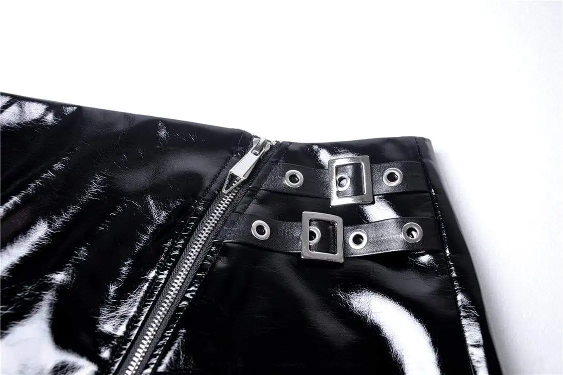 Darkinlove женские панк слиант молнии пу Skiny юбки KW144|Женские юбки| |