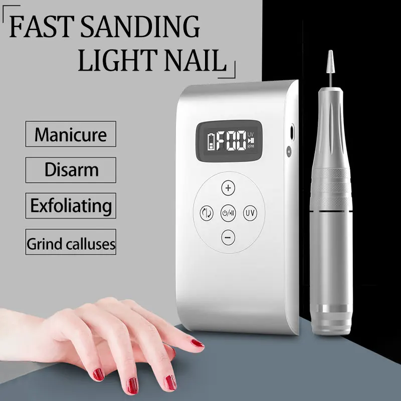 

Аккумуляторная дрель для ногтей 35000 об. / Мин. Портативная дрель для ногтей, маникюрный набор, пилка для ногтей, ручка, машина с аккумулятором,...