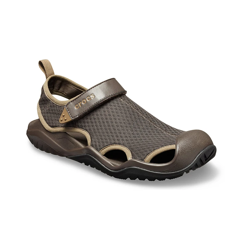 CROCS Swiftwater Mesh Deck Sandal M MEN for male men's summer shoes beach TmallFS rubber slippers | Спорт и развлечения