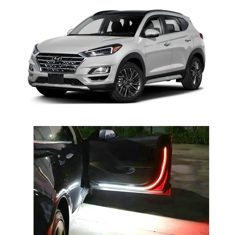 

Led Car Openning Door Warning Light For hyundai Tucson JM TLE azera entourage equus ioniq kona nexo palisade tiburon venue