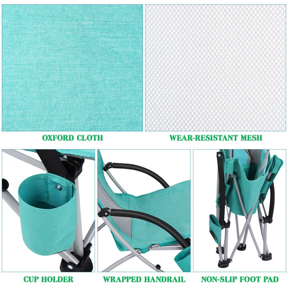 Низкое сиденье пляжное кресло складной сверхмощный стул для кемпинга с