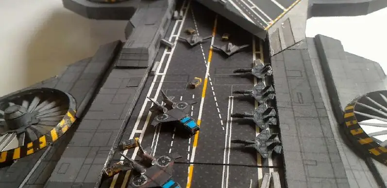 Marvel The Avengers Shield Command Center Helicarrier бумажная форма для украшения ручной работы подарок