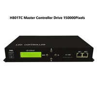 led master controller led ws2811 2812b pixel controller dmx controller drive 150000 pixels 255 slaves support dmx console h801tc
