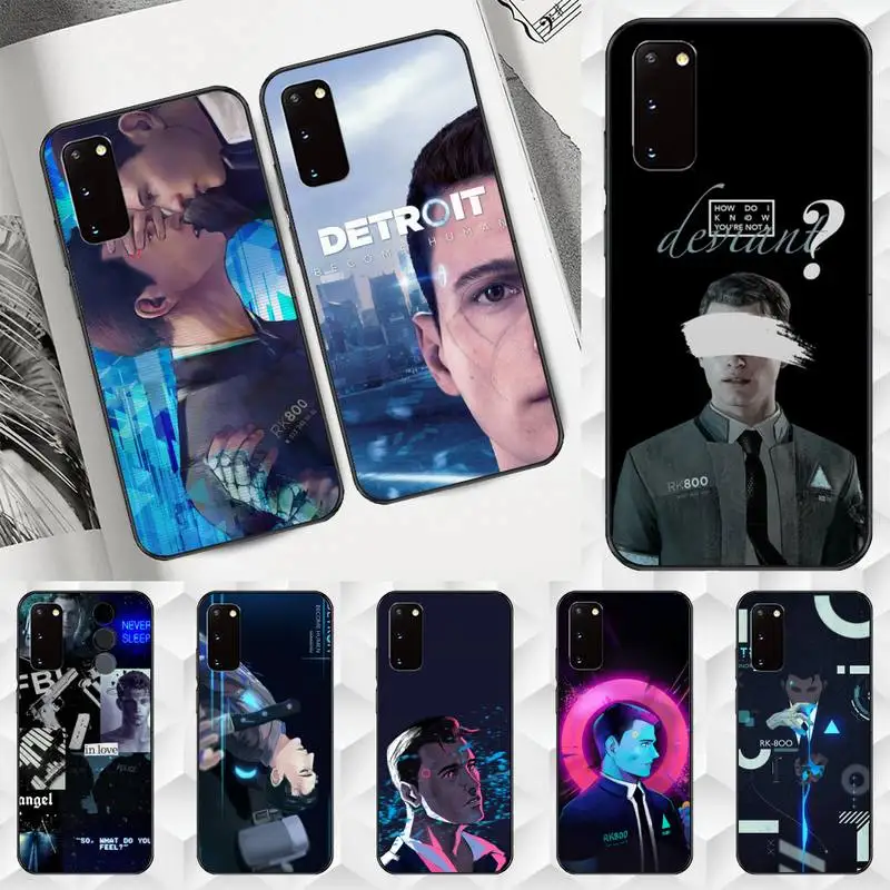 Детройт стать человеком RK800 Коннор чехол для телефона Huawei P40 P30 P20 P10 P9 P8 lite pro Smart