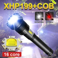 super xhp199 most powerful led flashlight 26650 rechargeable tactical torch usb hunting lantern xhp90 high power led flashlights