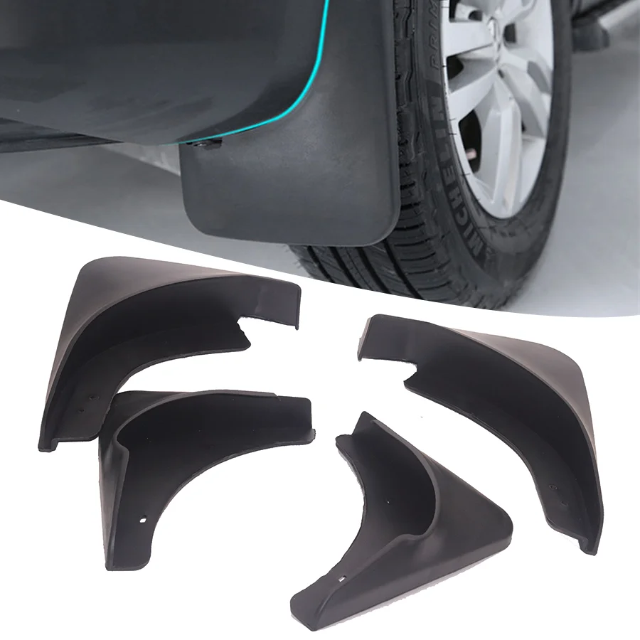 

4 шт., черные Брызговики для Volkswagen VW BORA 2013 2014 2015