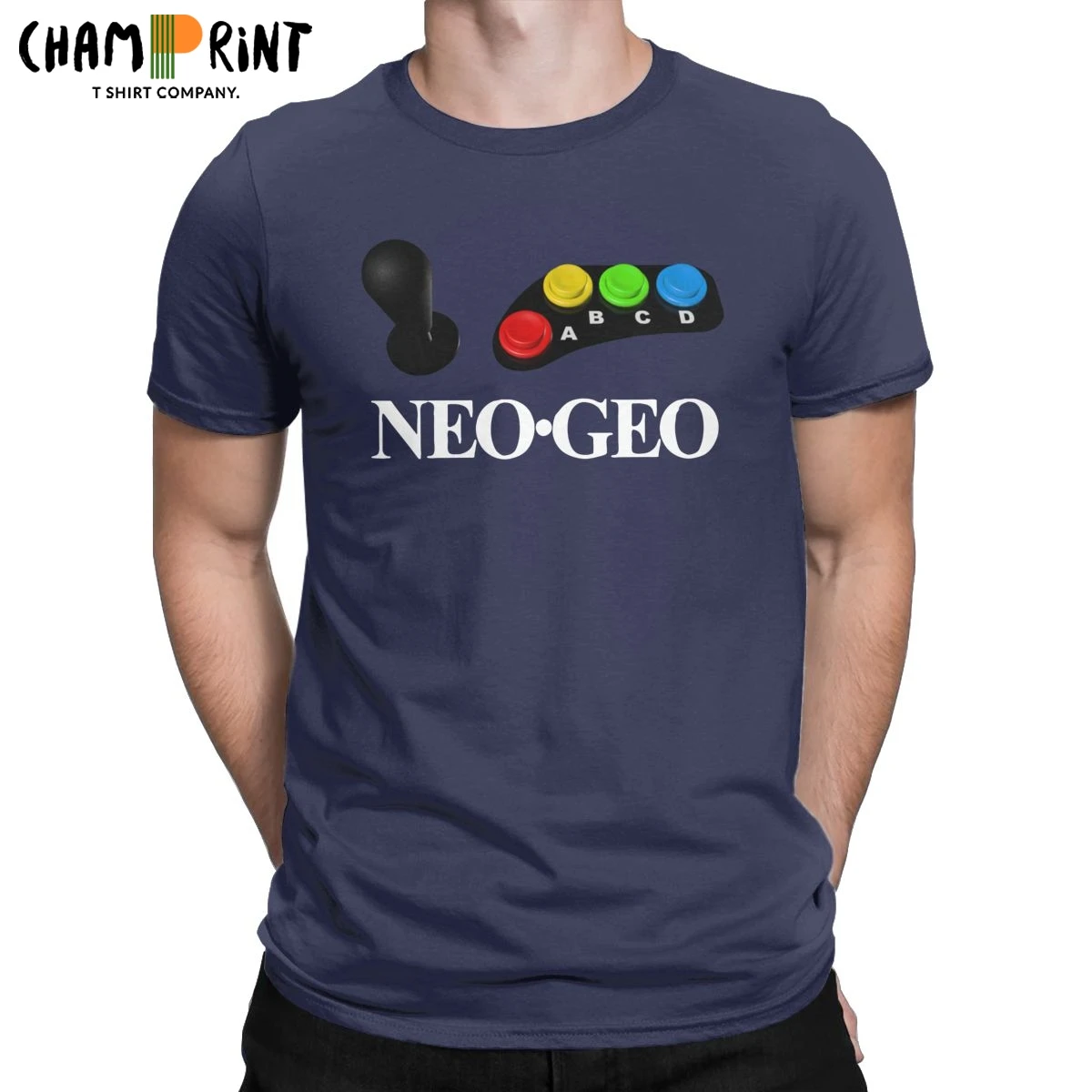 

Футболка Neo Geo Arcade мужская с круглым вырезом, тенниска из чистого хлопка, майка с короткими рукавами, одежда для лета