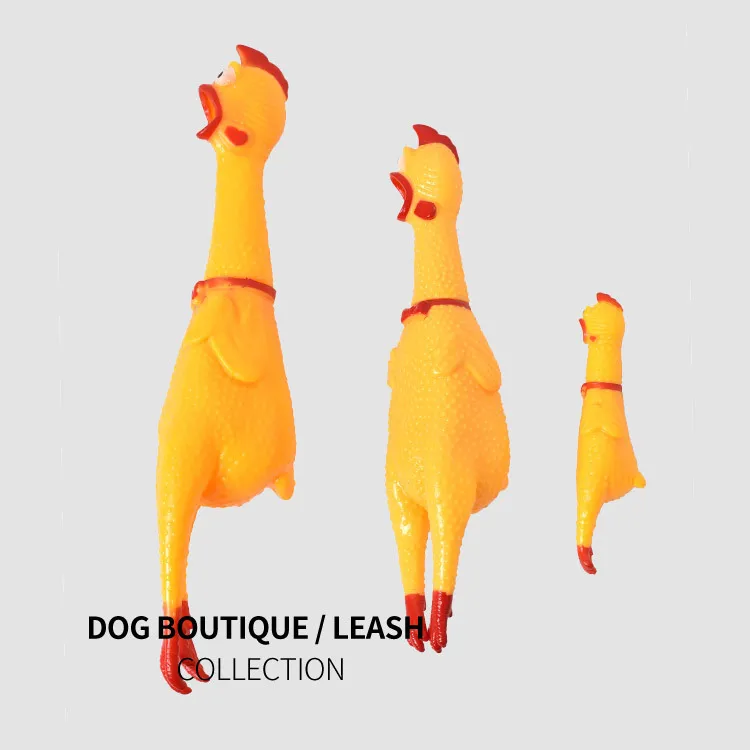 Горячее надувательство кричащий цыпленок питомцы игрушечные собаки выжать