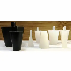 20 шт.лот термостойкие силиконовые резиновые пробки (случайный цвет) для маскировки порошкового покрытия