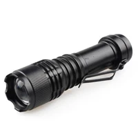 powerful led mini portable flashlight q5 led zoomable waterproof 3 modes pocket led torch lamp flash light for outdoor