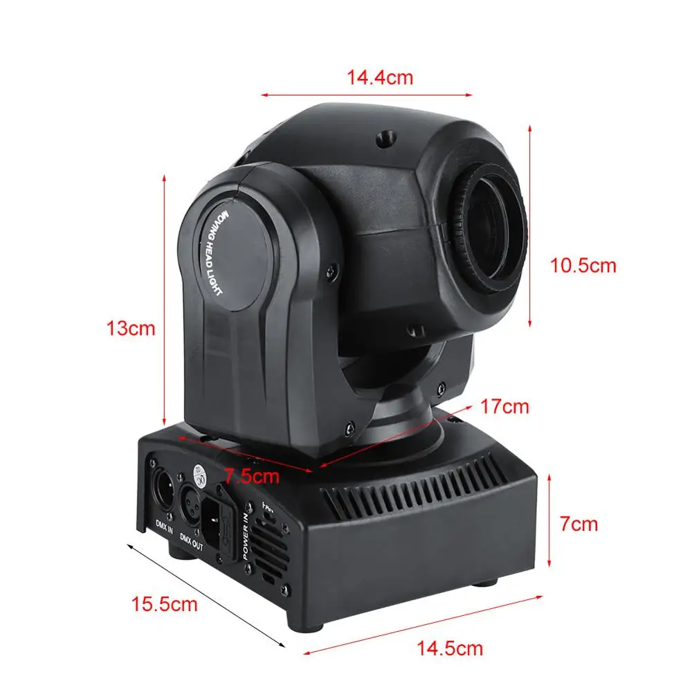 2 шт./лот 30 Вт Светодиодный сценический светильник с подвижной головкой DMX512 Disco Pub вечерние светильник с эффектом RGBW Ночной светильник с 110 В до 240 В
