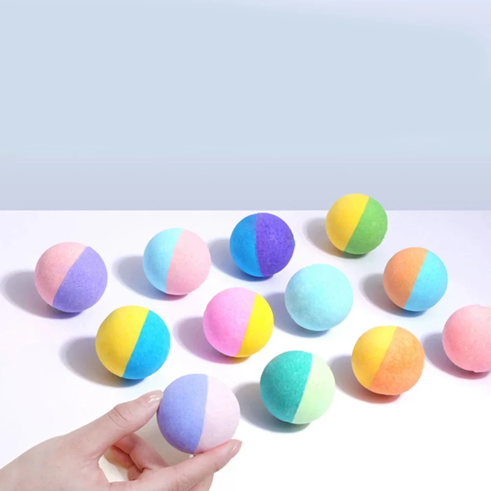 

12pcs Essential Oil Bath Salt Ball Bubble Ball Set Bath Bombs Color Random