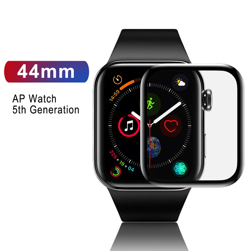 44mm for iWatch 5 Baseus 0,2 мм Защитная пленка для экрана с полным покрытием для Apple Watch 1 2 3 38 мм 42 мм для Apple Watch 4 5 40 мм 44 мм - Цвет: 44mm for iWatch 5