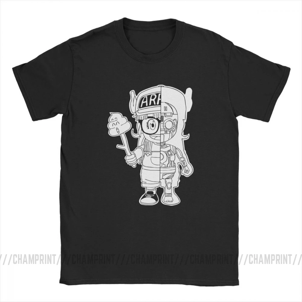 Мужская футболка Dr. Slump повседневные футболки с коротким рукавом Arale Sanatomy одежда