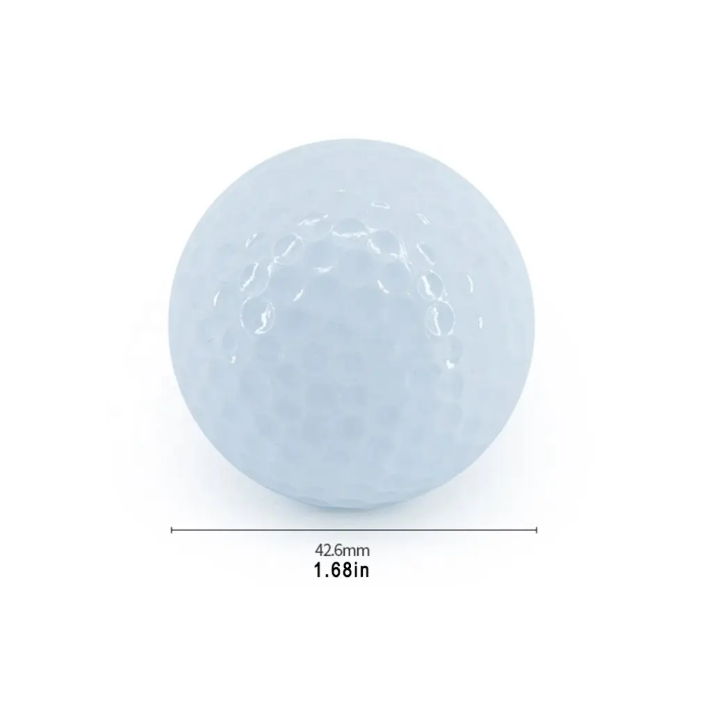 

Golf Practice Ball Double Layer Blank Golf Balls Outdoor Sports Rubber Golf Ball Indoor Outdoor Practice Training Aids
