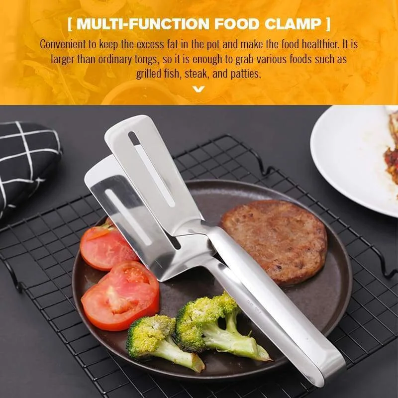 

Stainless steel flip clips Buffet cooking tools Meat salad bread serving clips Barbecue kitchen parts Kitchen cooking utensils
